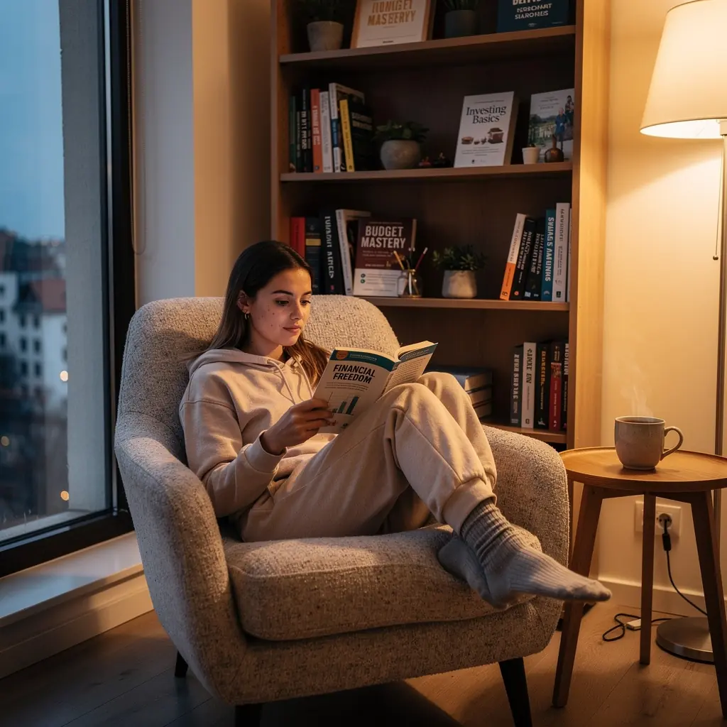 Zápisník s cíli a rozpočtovými plány otevřený na stole